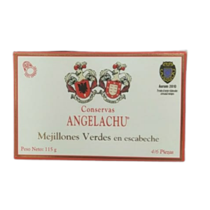 mejillones verdes en escabeche conservas angelachu