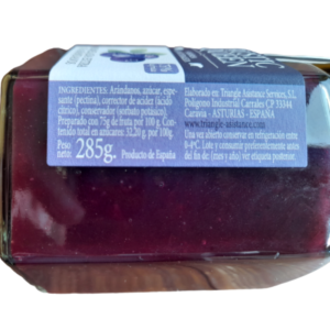 INGREDIENTES MERMELADA DE ARANDANOS RUSTIC QUEEN HECHA EN CARAVIA ASTURIAS
