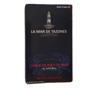 Conserva gourmet de Tazones , Asturias , de carne de buey de Mar
