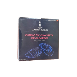 Regalo para el día del Padre , Ostras en vinagreta de Albariño La mar de Tazones , conserva gourmet , elaborada en Asturias