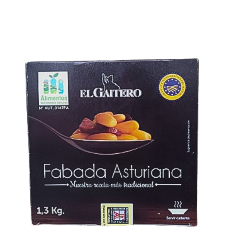 Fabada El Gaitero D.O.P. , Villaviciosa . Conserva con Indicación geográfica protegida y perteneciente Alimentos del Paraíso
