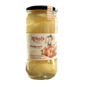 Fruta en almíbar , paraguayos ideal para añadir en las macedonias de fruta de invierno