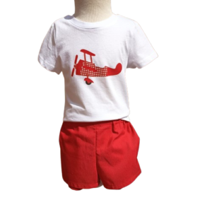 Conjunto niño avión
