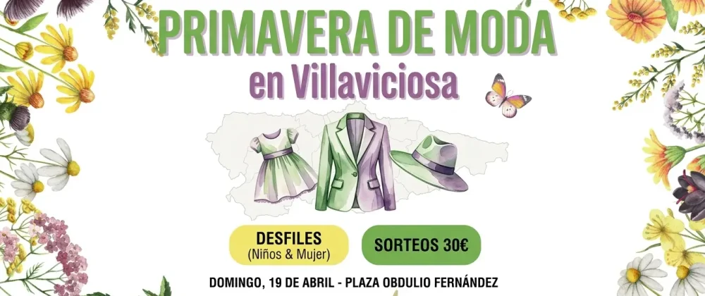 Desfile de moda organizado por Acosevi en Villaviciosa