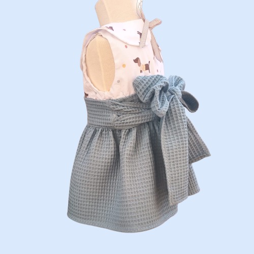 Vestido combinado colección SalchiLove