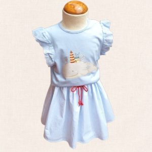 Conjunto faldita colección Moby Dick