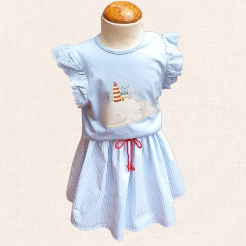 Conjunto faldita colección Moby Dick