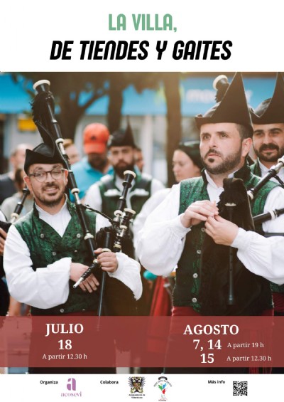 ‘Tiendes y gaites’ vuelve a llenar de música las calles y comercios de Villaviciosa 2 Cartel: La Villa, de Tiendes y Gaites
Villaviciosa - Asturias