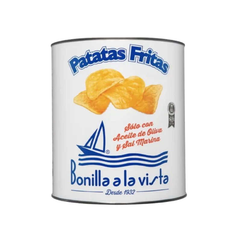 Clasificación del vino, la guía definitiva para no fallar. 36 Patatas fritas Bonilla a la Vista lata de 275 grs